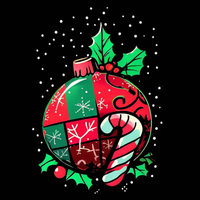 Christmas Ornament Unisex Heavy Cotton Tee - Festive Holiday T-Shirt