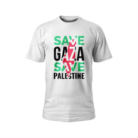 Save Gaza Save Palestine Graphic Tee Design | Comfortable Unisex Cotton T-Shirt