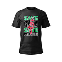 Save Gaza Save Palestine Graphic Tee Design | Comfortable Unisex Cotton T-Shirt