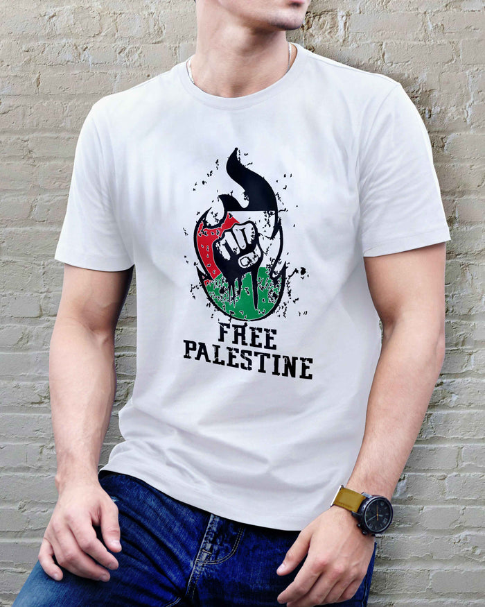 Free Palestine Graphic Tee | Comfortable Unisex T-Shirt Cotton Tee | Activist Wear - urban360