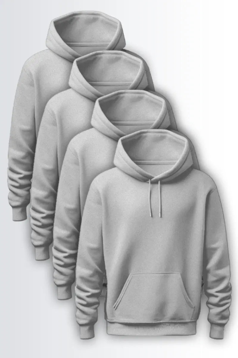 4 Pcs - Warm Pullover Hoodie