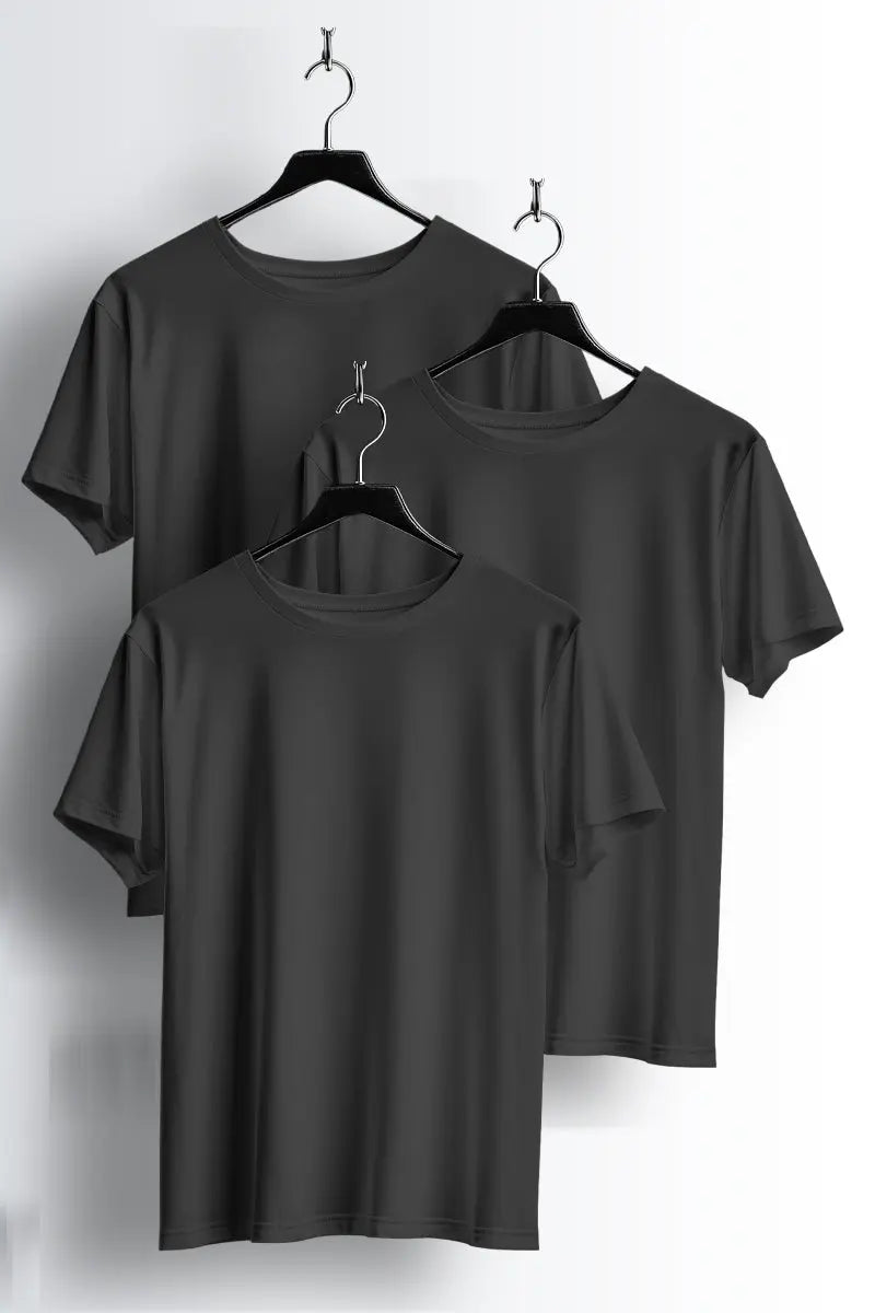 Round Neck T-Shirt -Pack of 3 My Store