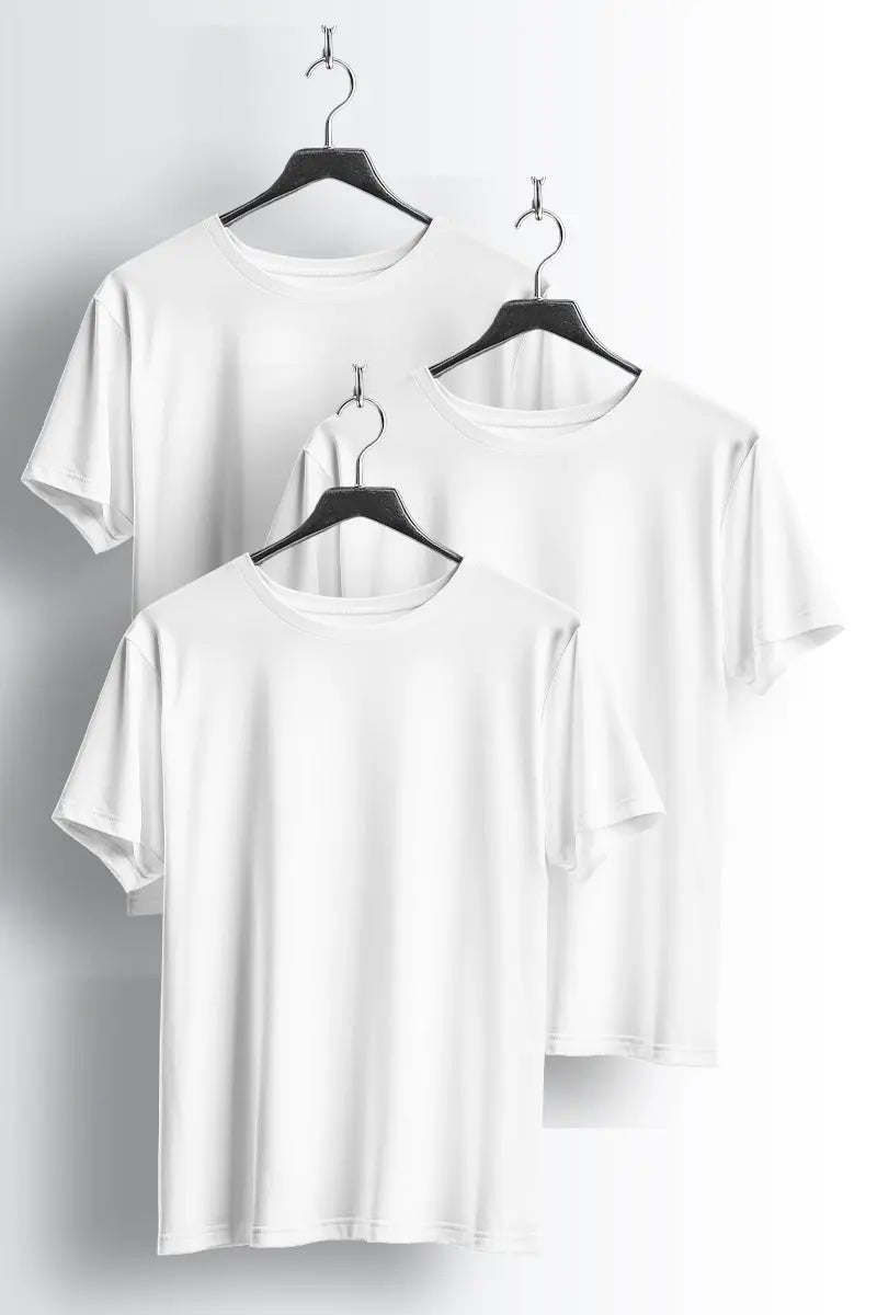 Round Neck T-Shirt -Pack of 3