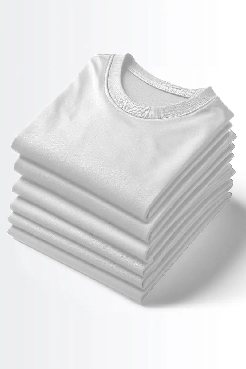 Round Neck T-Shirt - Pack of 6 - urban360