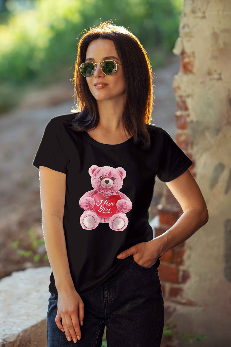 Teddy bear T-Shirt – Romantic Graphic Tee - urban360