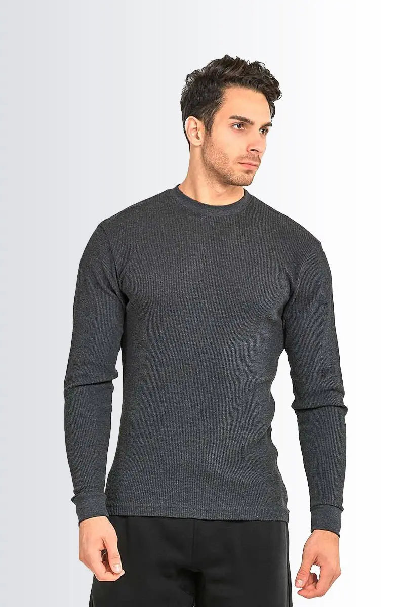 Thermal Long Sleeve (Charcoal, Sports Grey, Black & White) - Pack of 8