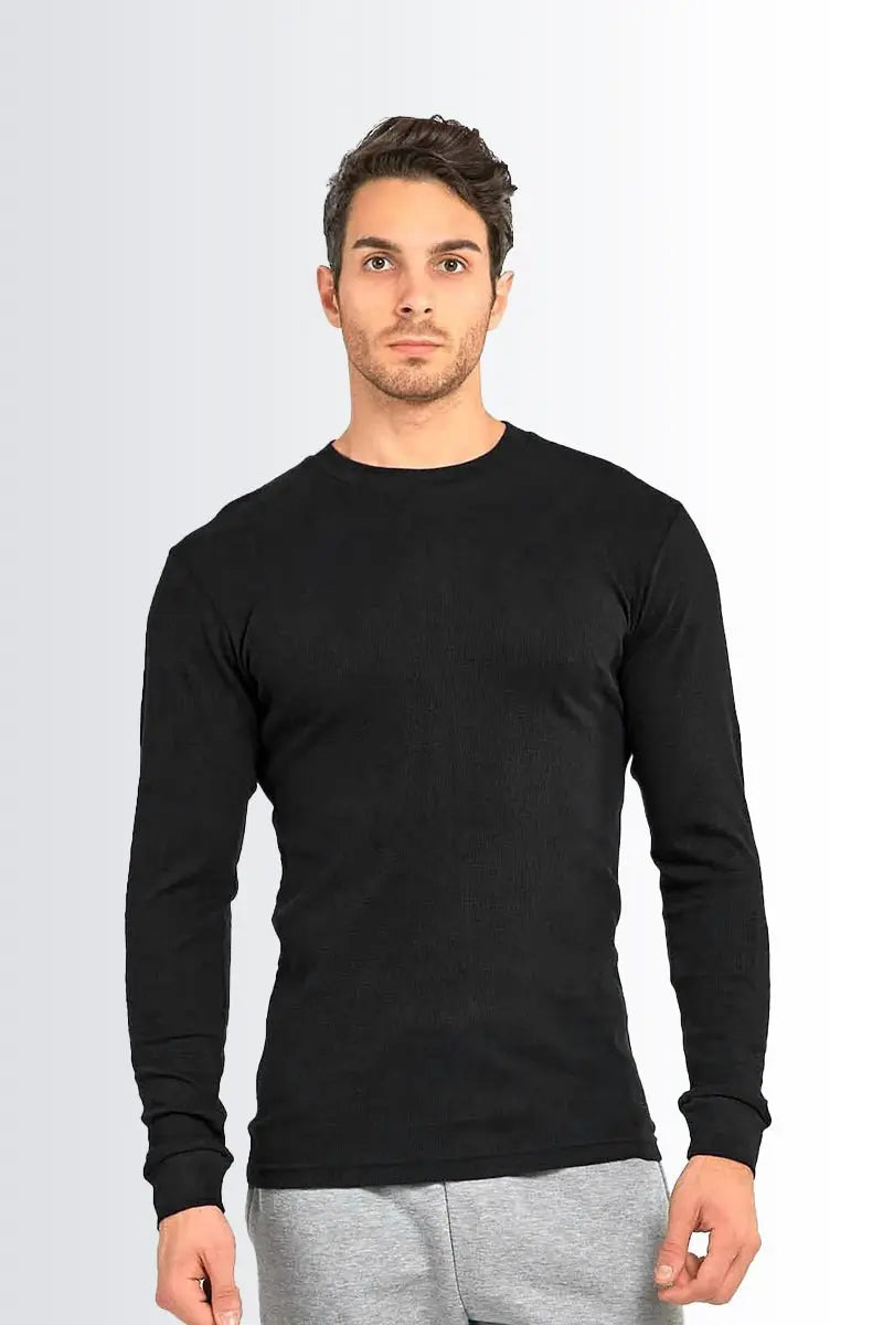 Thermal Long Sleeve (Charcoal, Sports Grey, Black & White) - Pack of 8