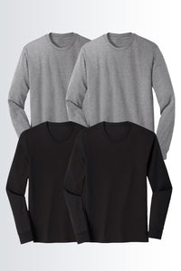 Thermal Long Sleeve (Charcoal, Sports Grey, Black & White) - Pack of 4 - urban360