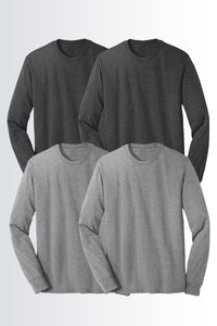 Thermal Long Sleeve (Charcoal, Sports Grey, Black & White) - Pack of 4