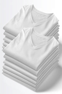 V Neck T-Shirt - Pack of 12 - urban360